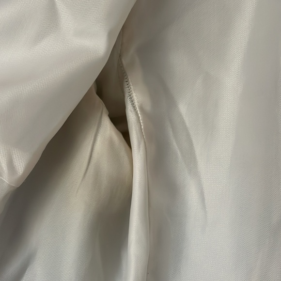 Classic H&M light grey tweed/twill blazer, size 10 - Picture 5 of 5